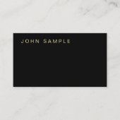 ラグジュアリーモダンブエレガントラック金ゴールドスタイリッシュ 名刺 (正面)