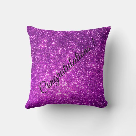 ラグジュアリーモダンプカスタマイズルグリッター クッション (裏面)