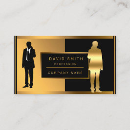 ラグジュアリーモダンプロフェッショナルテキストの追加 名刺