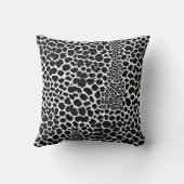 ラグジュアリーモダンホワイトレオパードコレクシエレガントョン クッション (裏面)