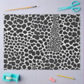 ラグジュアリーモダンホワイトレオパードコレクシエレガントョン 薄葉紙 (クラフト)