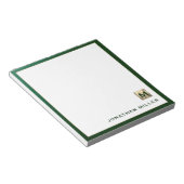 ラグジュアリーモダンモノグラム ノートパッド (アングル)