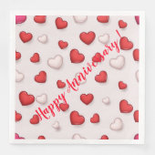 ラグジュアリーモダンラヴエレガント赤いハート (正面)