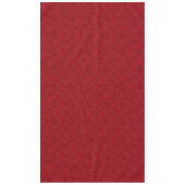 ラグジュアリーモダンラヴエレガント赤いハート テーブルクロス (正面)