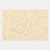 ラグジュアリーモダンラヴエレガント金ゴールドハート ラッピングペーパーシート (正面)