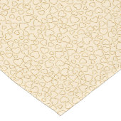 ラグジュアリーモダンラヴエレガント金ゴールドハート ロングテーブルランナー (コーナー)