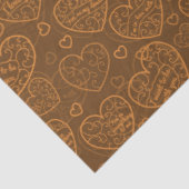 ラグジュアリーモダンラヴエレガント金ゴールドハート 薄葉紙 (詳細)