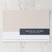 ラグジュアリーモダン幾何学的 ペーパーパッド (正面)