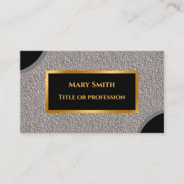 ラグジュアリーモダン金ゴールドシルバー 名刺