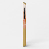 ラグジュアリーモノグラムの金ゴールド背景ワイルドフラワー Case-Mate iPhoneケース (裏面/左)