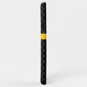 ラグジュアリーモノグラムブラックダイヤモンド強化レザー Case-Mate iPhoneケース (裏面/右)