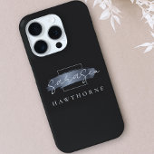 ラグジュアリーモノグラムモダンブミニマルラックスブラッシュストローク Case-Mate iPhoneケース