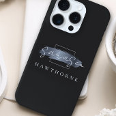 ラグジュアリーモノグラムモダンブミニマルラックスブラッシュストローク Case-Mate iPhoneケース