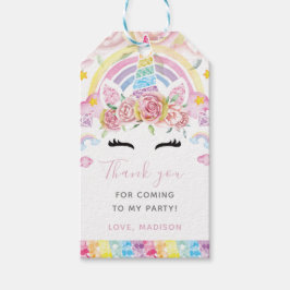 ラグジュアリーユニコーンマジカル誕生日 パーソナライズされた ギフトタグ