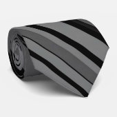 ラグジュアリーユニークグレイプリントネックタイ ネクタイ (ロール)