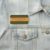 ラグジュアリーユニークバロックパタースタイリッシュンプロフェッショナル 名札 (インサイチュ)