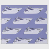 ラグジュアリーヨット ラッピングペーパー (フラット)