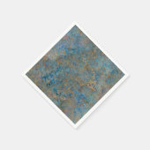 ラグジュアリーラピスラズリマーブル スタンダードカクテルナプキン (角)