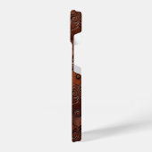 ラグジュアリーリッチマホガニーiPhoneケース iPhoneケース (左側面)