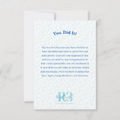 ラグジュアリーリトリート企業のイベントパーソナライズされた サンキューカード (正面)