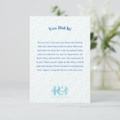 ラグジュアリーリトリート企業のイベントパーソナライズされた サンキューカード (スタンド正面)