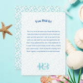 ラグジュアリーリトリート企業のイベントパーソナライズされた サンキューカード