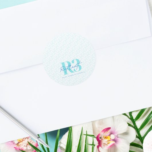 ラグジュアリーリトリート企業のイベント ラウンドシール