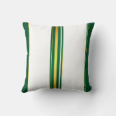 ラグジュアリーリネントレンディーグリーン金ゴールドテクスチャ クッション (裏面)