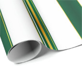 ラグジュアリーリネントレンディーグリーン金ゴールドテクスチャ ラッピングペーパー (ロールコーナー)