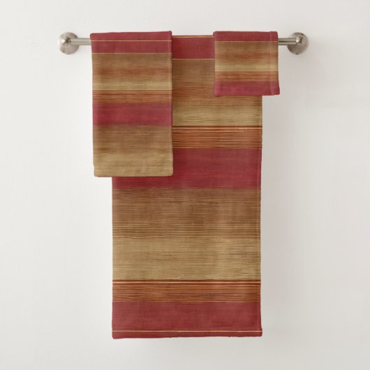 ラグジュアリーリネントレンディーブルゴーニュ金ゴールドコレクション バスタオルセット (インサイチュ)