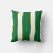 ラグジュアリーリネンモダングリーン金ゴールドテクスチャコレクション クッション (裏面)