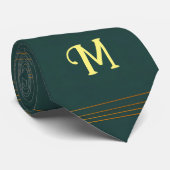 ラグジュアリーリネン人気があるグリーン金ゴールドテクスチャコレクション ネクタイ (ロール)