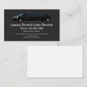 ラグジュアリーリムジン運転手サービス 名刺 (正面/裏面)
