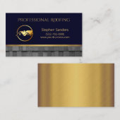 ラグジュアリールーフィングルーフシングル建築 名刺 (正面/裏面)