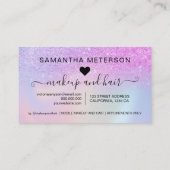 ラグジュアリーレインボーグラデーショングリッターメイクアップ10 ロイヤリティカード (裏面)