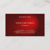 ラグジュアリーレエレガントッドダマスクプレミアムパール仕上げ 名刺 (裏面)