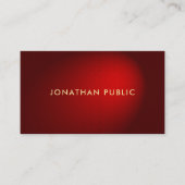 ラグジュアリーレエレガントッドダマスクプレミアムパール仕上げ 名刺 (正面)