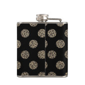 ラグジュアリーレオパード印刷水玉模様レザールック フラスク (裏面)