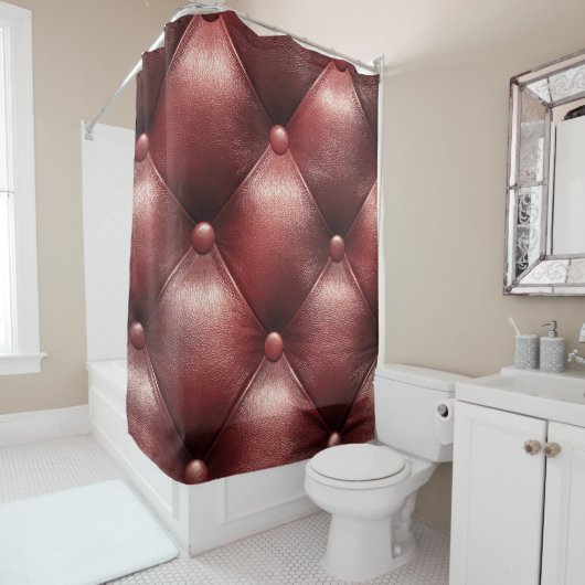 ラグジュアリーレザーソファ内装材 シャワーカーテン (インサイチュ)