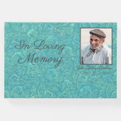 ラグジュアリーレザールック愛するメモリーフォトゲストブック ゲストブック (正面)