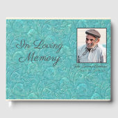 ラグジュアリーレザールック愛するメモリーフォトゲストブック ゲストブック (正面)