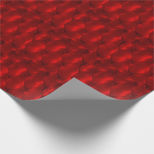 ラグジュアリーレザー:ボタン付きテクスチャエレガンス。 ラッピングペーパー (角)