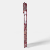 ラグジュアリーレッドブラウングレーウォーターカラー抽象芸術アート Case-Mate iPhoneケース (裏面 / 左)