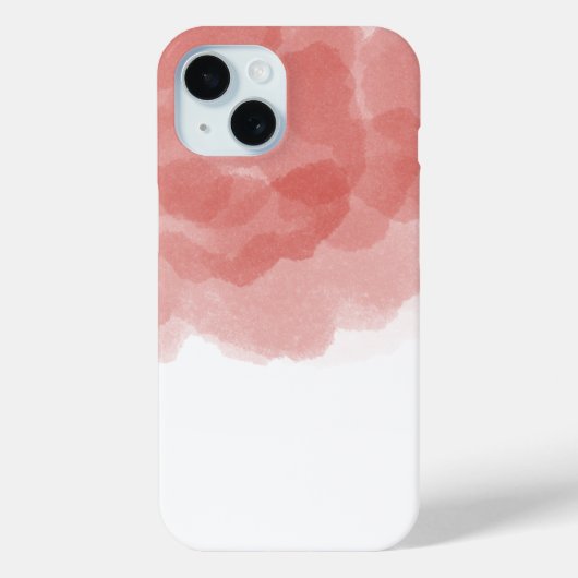 ラグジュアリーレッド魔法バラウォーターカラー抽象芸術アート Case-Mate iPhoneケース (裏面)