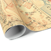 ラグジュアリーロンドンリバーテムズヴィンテージの地図 ラッピングペーパー (ロールコーナー)