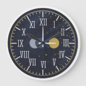 ラグジュアリーローマ数字 ラージ壁時計 (正面)