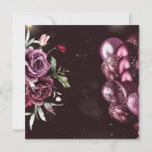 ラグジュアリーワインアダルト誕生日 サンキューカード (裏面)