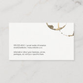 ラグジュアリーワインボトルアンドステイン 名刺 (裏面)