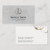 ラグジュアリーワインボトルアンドステイン 名刺 (正面/裏面)