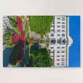 ラグジュアリーヴィラオンレイクコモ，イタリア ジグソーパズル (横)